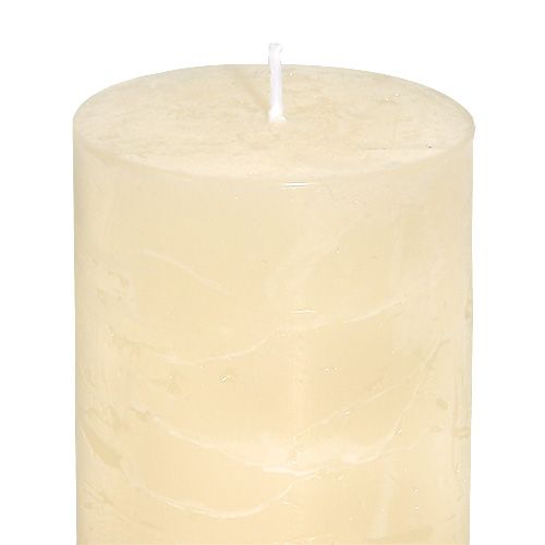 Floristik24 Svíčka krémová 60mm x 100mm 8ks