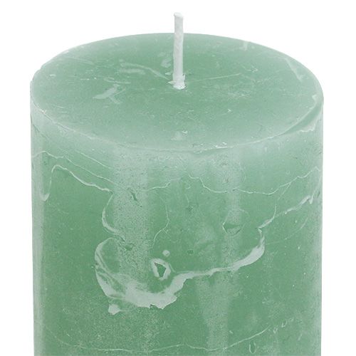 Floristik24 Svíčka vánoční nefrit 50mm x 100mm 12ks