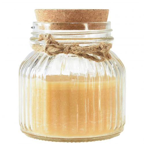 položky Svíčka Citronella vonná svíčka skleněné víčko med H11,5cm