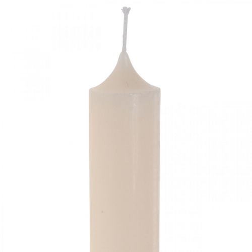 Floristik24 Svíčka dlouhá stolní tyčinka na svíčku krémová Ø3cm V29cm