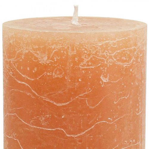 Floristik24 Barevné svíčky Orange Peach Různé velikosti