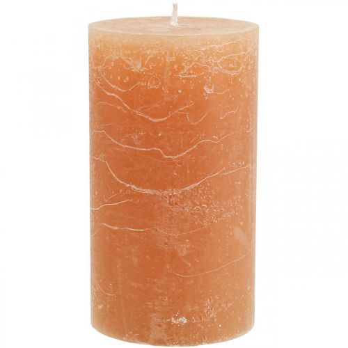 položky Jednobarevné svíčky Orange Peach Různé velikosti