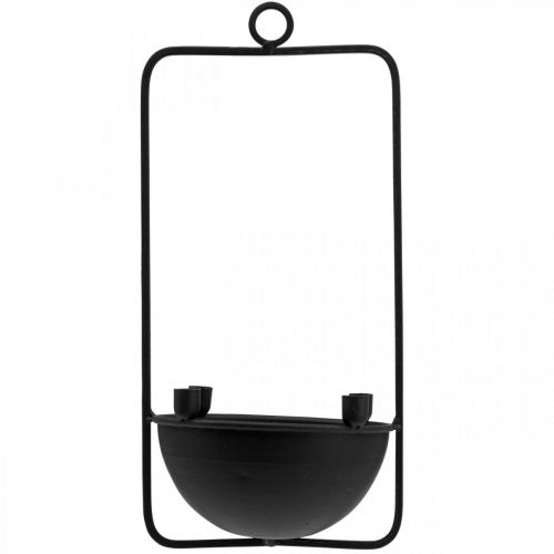 položky Závěsný svícen Černý svícen na stromeček V30,5cm