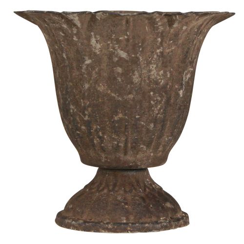položky Svícen trofejní starožitný tyčový svícen kovový Ø10cm V9,5cm