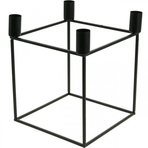 Svícen Black Cube Metal Stick Svícen 18cm