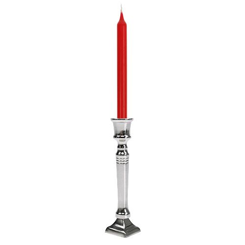 Floristik24 Svícen stříbrný Ø2cm V12cm 1ks