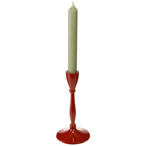 položky Svícen na kuželové svíčky Svícen na kuželové svíčky červený, V17cm