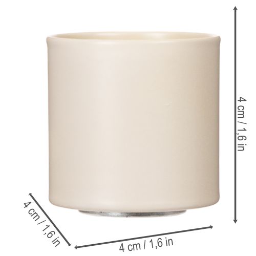Magnetické svícny pro tlusté kuželové svíčky (4 cm), 4 kusy | Floristik24.cz