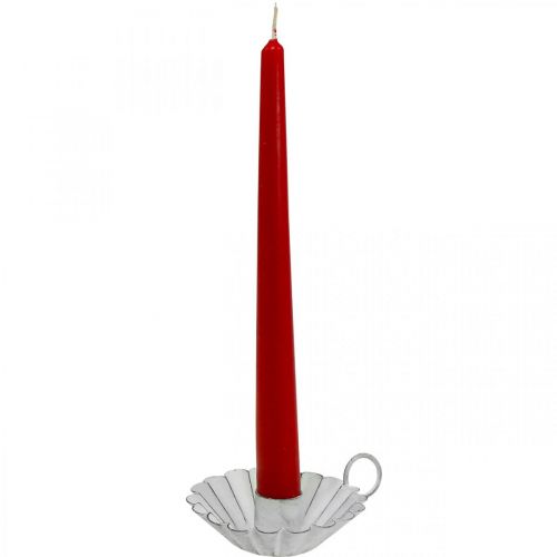Floristik24 Svícen Shabby Chic White Metal Deco Ø9,5cm V3cm