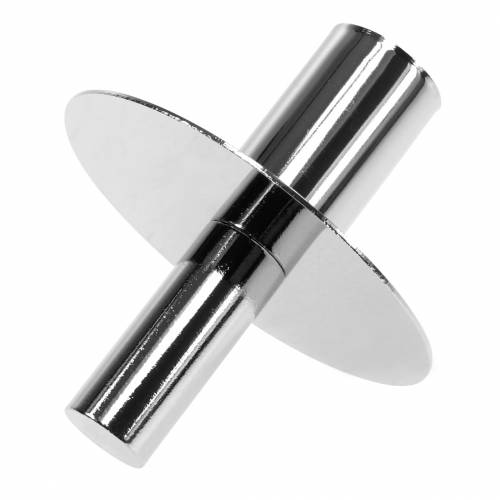 Floristik24 Svícen na stříbrné lahve Ø7,5cm V8cm