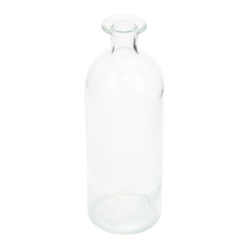 položky Svícen ozdobné lahvičky mini vázičky sklo čiré H19,5cm 6 ks