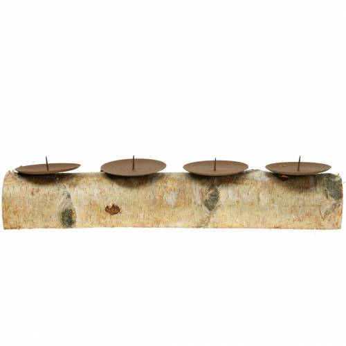Floristik24 Svícen se 4 trny březový 40cm x 8cm V9cm