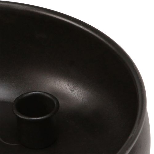 položky Miska na svíčku černý tyčový svícen s magnety Ø20cm