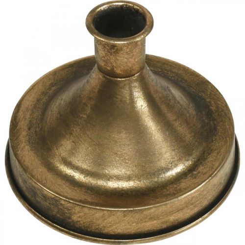 Floristik24 Svícen Zlatý kovový svícen Antique Look V8,5cm