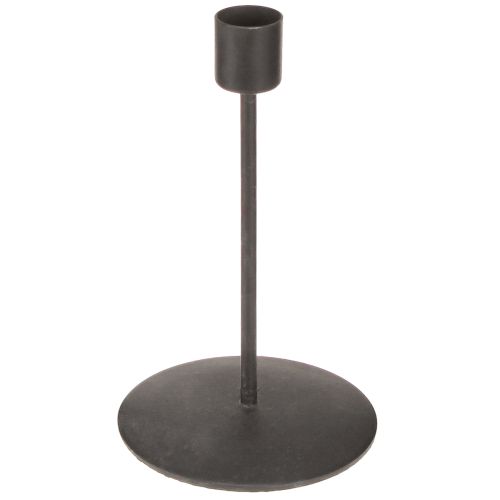 Floristik24 Svícen kovový starohnědý V16cm 2ks