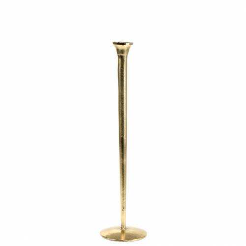 Svícen starožitný zlatý Ø9,5cm V29,5cm