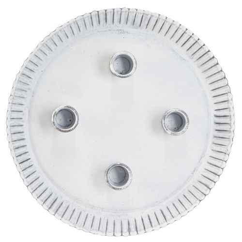 položky Forma na dort na svíčky se 4 svícny bílá Ø25cm