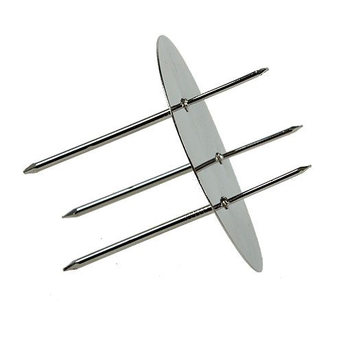 Floristik24 Svícen stříbrný Ø6cm 12p