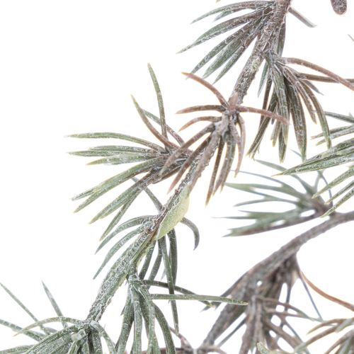 Umělá borovicová větev se šiškami, dekorativní borovicová větev, umělá, 80 cm, 3 kusy | Floristik24.cz