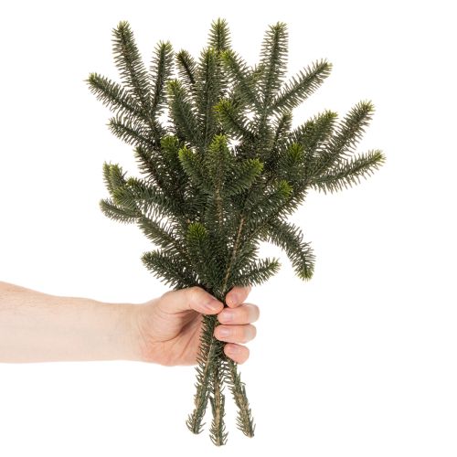 Umělá jedlová větvička na dekoraci stolu a aranžmá, 45 cm, 3 kusy | Floristik24.cz
