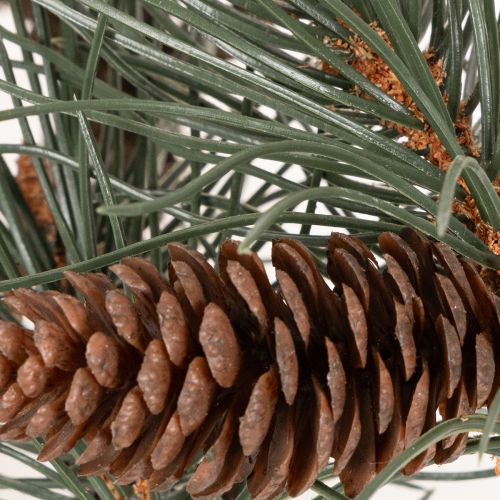 Umělá borovicová větev se šiškami, dekorace do obývacího pokoje, 93 cm | Floristik24.cz