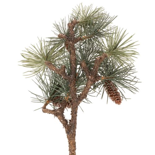 Umělá borovicová větev se šiškami, dekorace do obývacího pokoje, 93 cm | Floristik24.cz