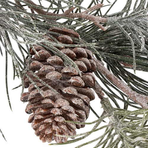 Umělá borovicová větev se šiškami a dlouhým jehličím 105 cm | Floristik24.cz