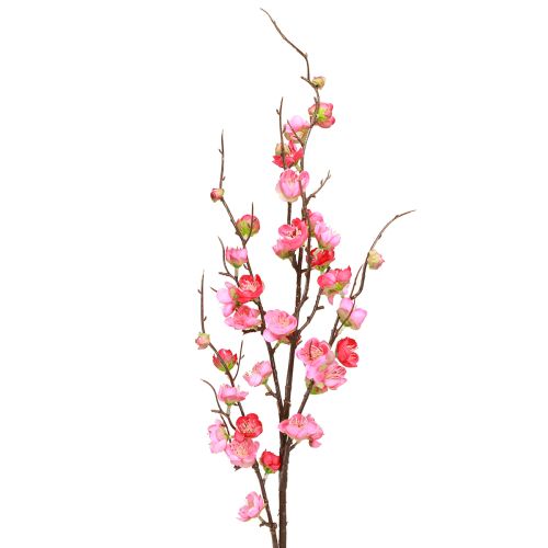 položky Cherry Blossom Branch Dekorace Umělá větev tmavě růžová 96cm 2ks