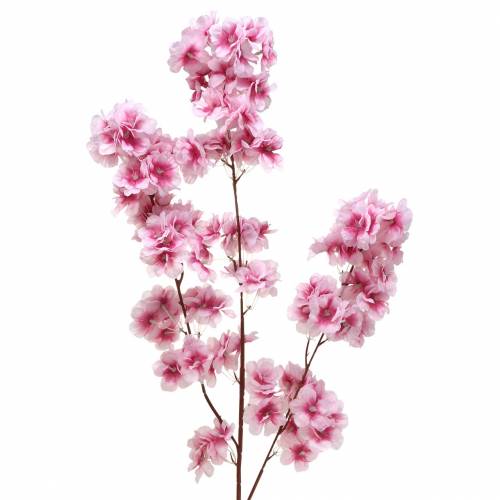 Floristik24 Větev třešňového květu umělá růžová 104cm