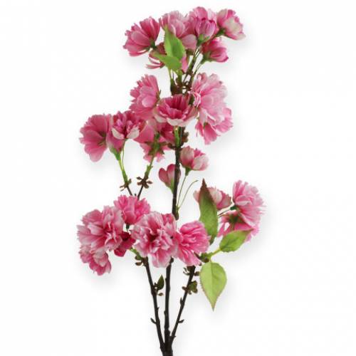 Floristik24 Větev třešňového květu v růžové barvě 77cm