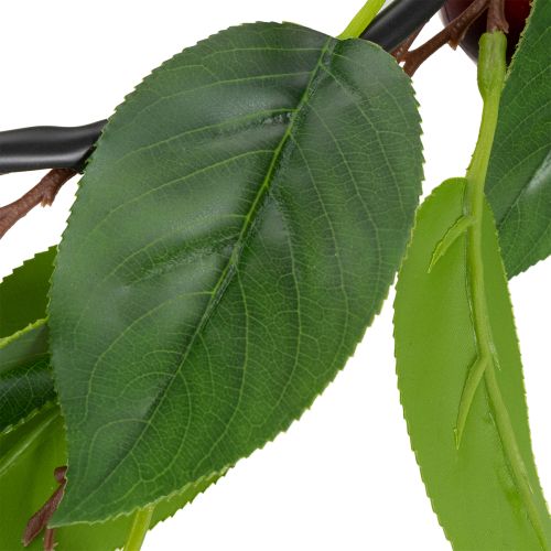 položky Umělá girlanda s třešněmi. Ideální pro přírodní dekoraci místnosti. Květinový vzhled. 160 cm.