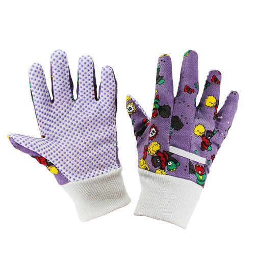Floristik24 Kixx zahradní rukavice fialové velikosti 6