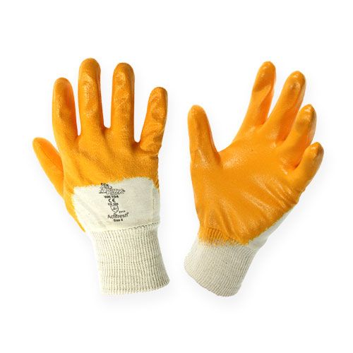Floristik24 Pracovní rukavice Kixx vel. 8 žluté