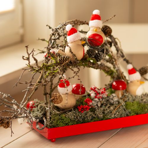 položky Malé dekorativní přírodní šišky z jedlovce adventní 3-4cm 100g