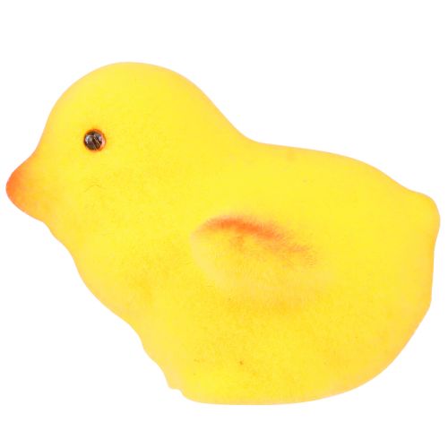 položky Malá velikonoční kuřátka žlutá oranžová vločkovaná V4,5cm 18 ks