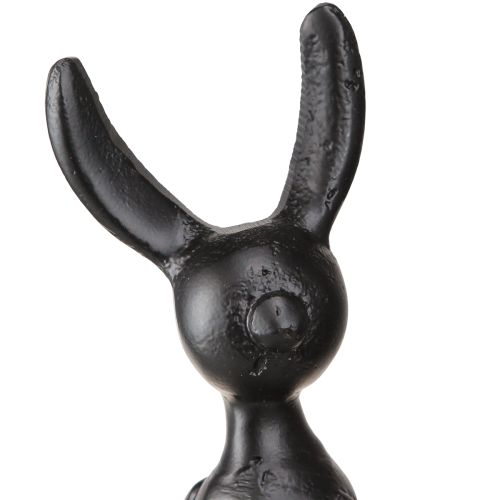 položky Malý velikonoční zajíček okrajová stolička kovová černá 9×9×21cm