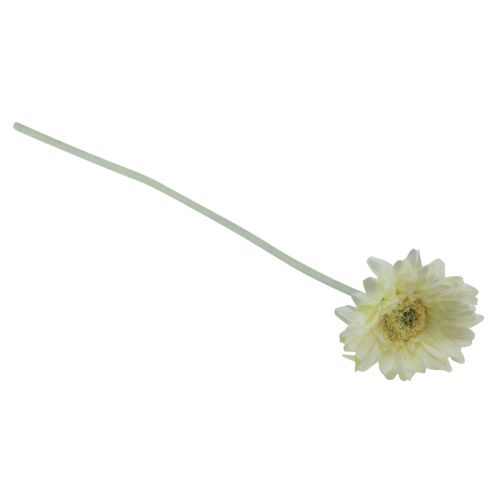 Floristik24 Umělé květiny Gerbera bílá 45cm