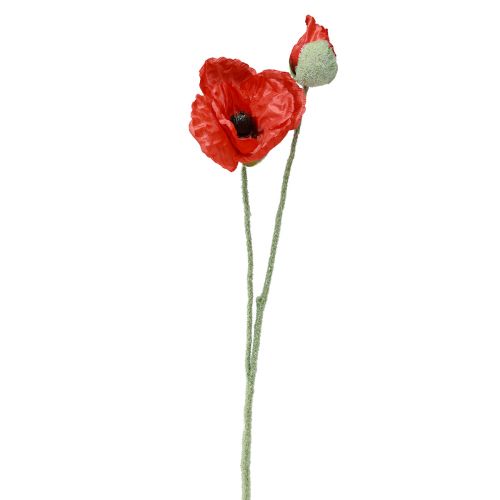 Floristik24 Umělé květiny mák červený 67cm