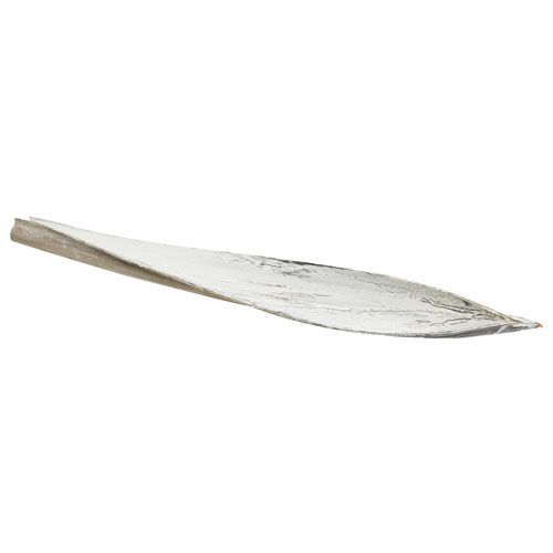 Kokosová skořápka kokosový list praný bílý 60cm