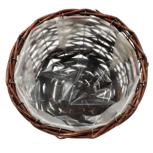 Floristik24 Kulatý koš na výsadbu přírody Ø25cm