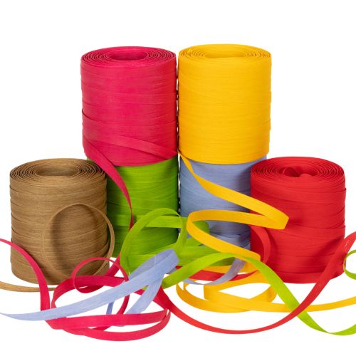Kudrnatá stuha, dárková stuha z udržitelné přírody, 10 mm, 100 m, různé barvy nakoupit | Floristik24.cz