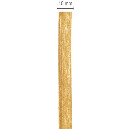 Hnědá dárková stuha, stočená stuha, udržitelné tvořivé potřeby, 10 mm x 100 cm | Floristik24.cz