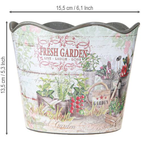 položky Květináč na bylinky plastový Fresh Garden H13,5cm 2ks