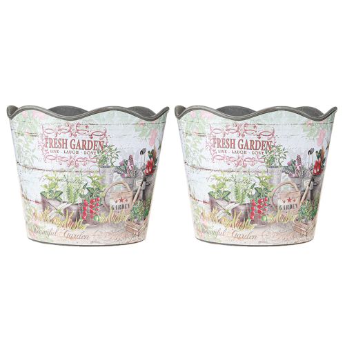 položky Květináč na bylinky plastový Fresh Garden H13,5cm 2ks