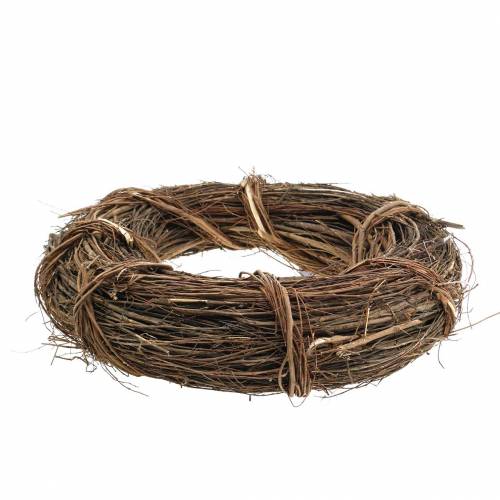 Floristik24 Ozdobný věnec vrba Ø40cm natur