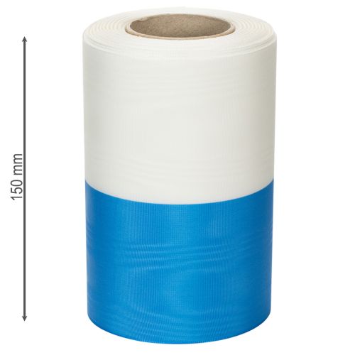 položky Věncové stuhy moaré modré a bílé, 150 mm