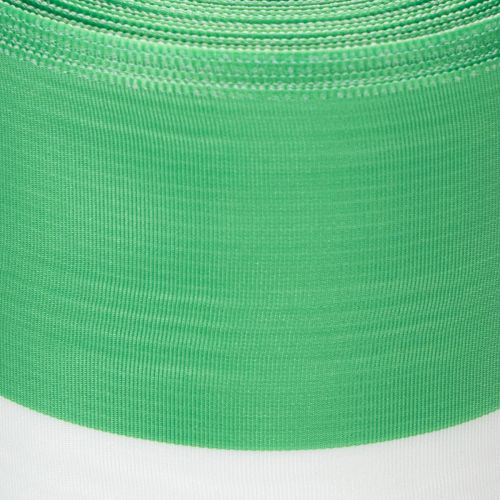 Zelenobílá moaré stuha na věnec, 100 mm x 25 m - národní stuha, taftové lemování, mašle, ozdobná stuha | Floristik24.cz