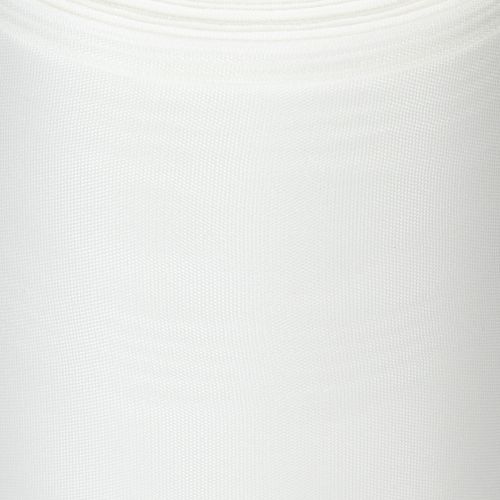 Bílá věnečná stuha 125 mm 25 m, dekorativní stuha, pohřební obřad, dekorace na hrob | Floristik24.cz