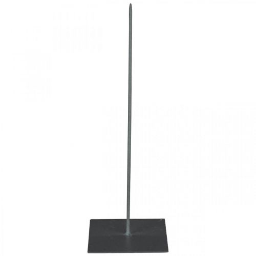 Floristik24 Držák na věnec černý kovový stojan na věnec H30cm