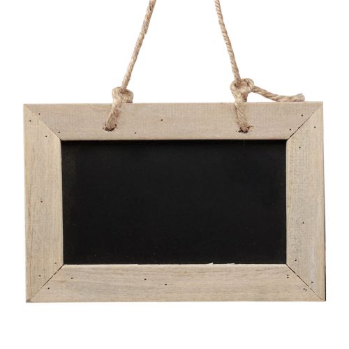 Floristik24 Tabule na zavěšení dřevěná tabule přírodní 20×15cm 5ks